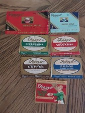 Vintage TERRY's Chocolate Wrappers x 7 Inc Oliver Twist Plain Chocolate Empty