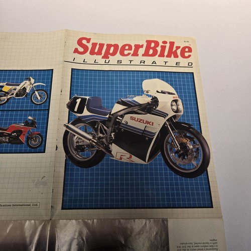 1985/86 Kawasaki ZX900 A2 GPz900 Ninja Poster Super Bike Illustrated - Picture 4 of 7