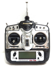 Graupner JR MX-16s sintetizzatore trasmettitore 35Mhz controller telecomando non testato