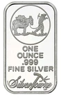 California Gold Rush 1 Oz SilverTowne Prospector Silver Miners Bar Fortune