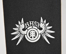 Element Bam Margera Skate Skateboard Grip Tape w/ Wings, NOS Black White Jackass