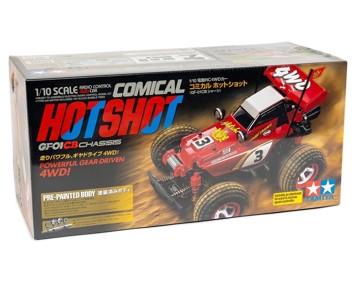 TAMIYA Comical Hotshot GF-01CB プロポ付 Tamiya GF-01CB Comical HotShot 1/10 Off-Road 4WD Buggy Kit (Red