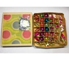 Set 40 pcs Vintage soviet Christmas glass Ornaments in box - USSR