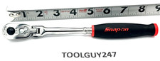 Snap On Tools Usa Red 14 Drive Soft Grip Quick-release Flex Ratchet Thrlf72 