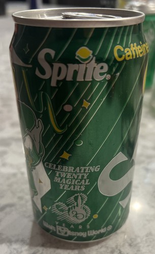 1991 Walt Disney World 20th Anniv. Sprite/Coke Can Promotional Prototype "RARE" - Picture 10 of 17