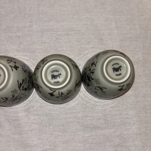Pier 1 Tomoko Asian Floral Sake/Tea Cups set of 4 And Teapot - Picture 16 of 16