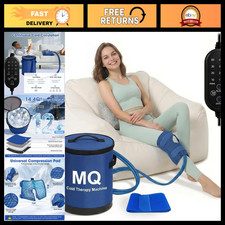 14 QT Portable Ice Therapy Machine for Knee Surgery, Programmable Timer, Cold Pa