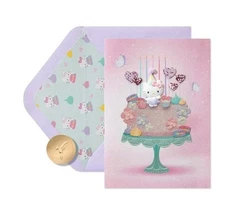Papyrus Hello Kitty Birthday Cake Birthday Card 