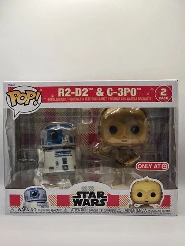Funko Pop! Star Wars R2-D2 C-3PO 2-Pack Target Exclusive #661 W/ Protector