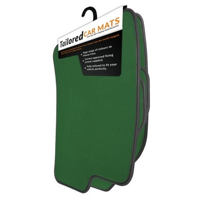 To Fit Dacia Duster Car Mats (2010 - 2017) Green Tailored
