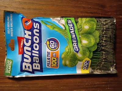 ZURU Bunch O Ballons Grenades and Self-sealing Water Balloons - 100 count