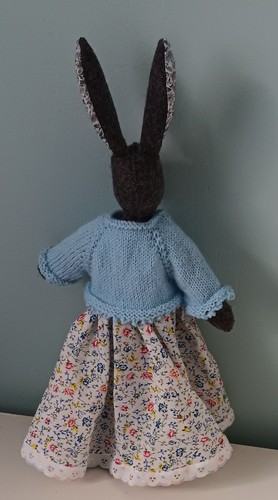 Luna Lapin Hand Knitted Blue Shrug - Picture 3 of 3