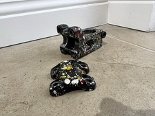 Mid School BMX Front Load Threadless Stem Black Paint Splatter Race Street