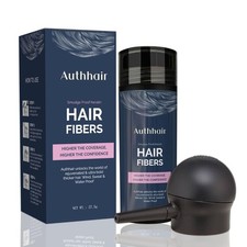 Hair Fibers for Thinning with Spray Applicator Pump Nozzle, Undetectable Natural