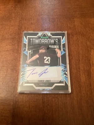 2025 Pluse Stratos Tomorrow s Headliners Tanner Jones #TH-TJ Autographed 8/15