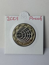 2001 Proof Wireless £2 Transmission Two Pound Coin Brilliant Uncirc Bunc Bu