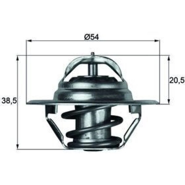 Mahle TX 3 87D Thermostat KüHlmittel FüR Opel Jeep Fiat Innocenti Autobianchi-image