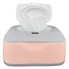 Baby Wet Wipe Warmer, Dispenser, Holder and Case - Easy Press On/Off Switch,