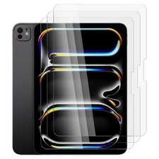 3 Tempered Glass Screen Protector for Apple iPad PRO 11'' 8th Gen 2025 2026 Bulk