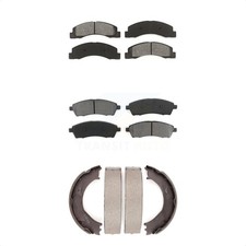 Transit Auto KSN-100775 Brake Pad Sets 4-Wheel Set Front & Rear for F250 Truck