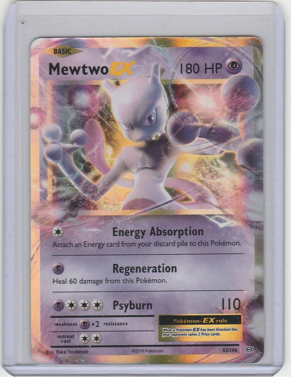 Pokémon TCG XY - Evolutions #52/108 Mewtwo EX NM