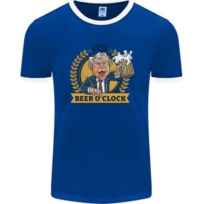 Sein Bier Oclock Lustig Alkohol Herren Ringer Fotl