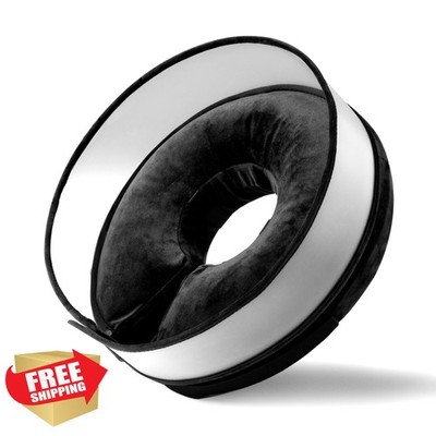 Fuz Bigaza Inflatable Dog Cone M Black