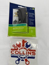 Leviton R51-16693-THD 15A 120V Compact Right Angle Plug-In Auto Reset GFCI Black