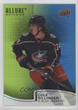 2021-22 Upper Deck Allure Rainbow Green Blue 65/299 Cole Sillinger #R-48 o1h