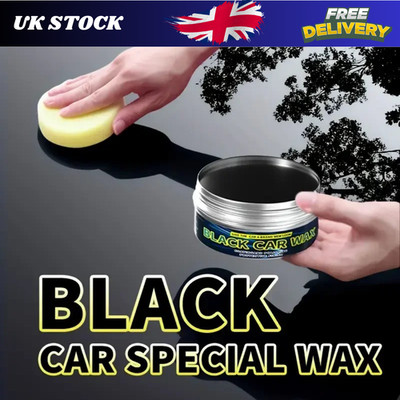 Black Car Wax Professional - Deep Gloss Polish, Scratch Swirl Remover & Long Las