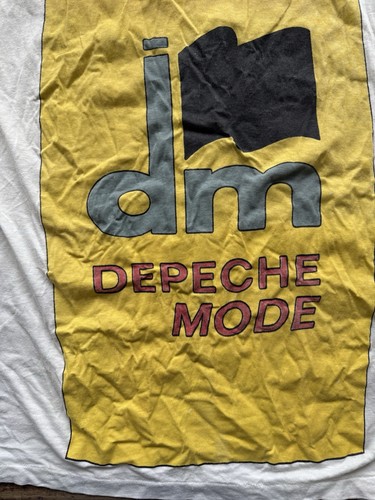 VINTAGE 1986 DEPECHE MODE Black Celebration Tour T-Shirt Concert Large New Wave - Picture 13 of 15