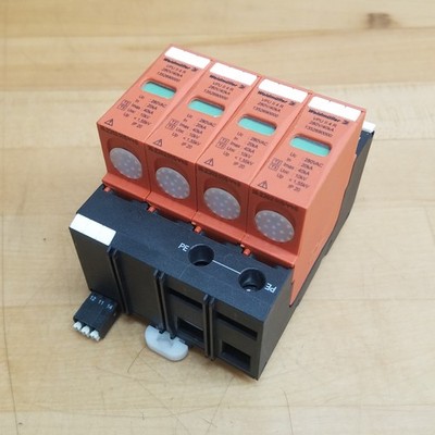 Weidmuller 1352690000 Overvoltage Protection, VPU II 4 R 280V/40kA - USED