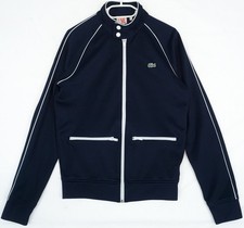 Vintage Lacoste Live Navy Blue Full Zip Tennis Jacket Size 3 or Men's S/M
