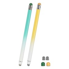 2 Pcs Stylus Pens for Touch Screens, Universal Capacitive Stylus, Green Yellow