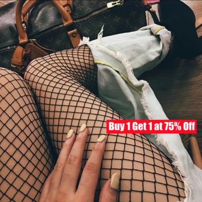 Womens Sexy Fishnet Tights Stockings Patterned Black Fish Net Socks Pantyhose UK