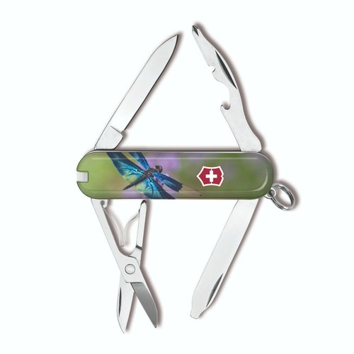 Victorinox Swiss Army Key Chain Knife Rambler Ltd Ed Dragonfly Free