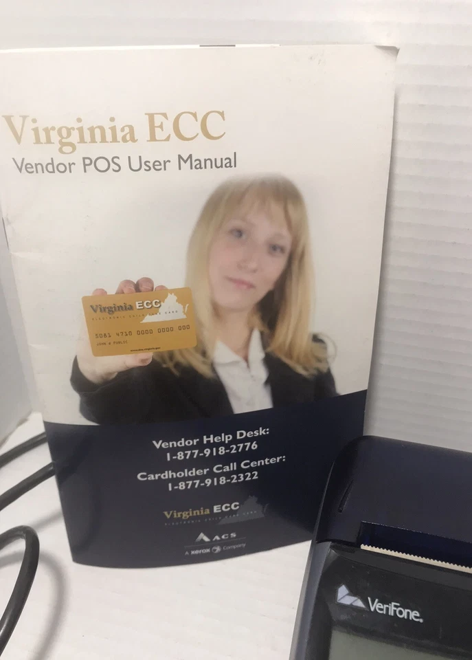 Verifone VX570 OMNI 5700 Credit Card Terminal Reader, Works, No Charging Cord - Image 4 of 4