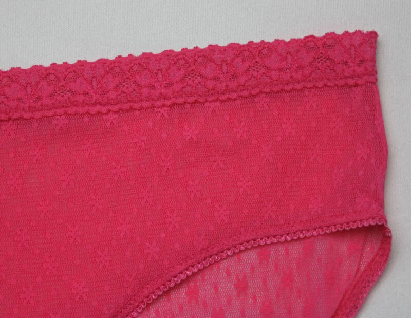 Sheer Red Lace Panties by Gilligan & O'Malley - Size XL - Image 2 of 4