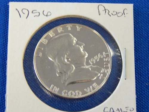 1956 Franklin Half Dollar Cameo Reverse Proof !! Superb!!! (232)