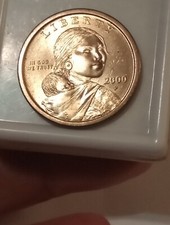 2000 P. MINT SACAGAWEA GOLD TONE DOLLARS