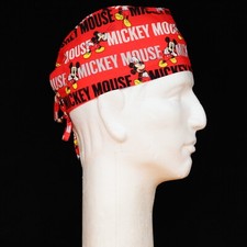 Disney Mickey Mouse in Action Theme Scrub Hat