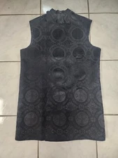 MEN'S CLERGY PASTOR BISHOP APRON PURPLE & BLACK SIZE 46 