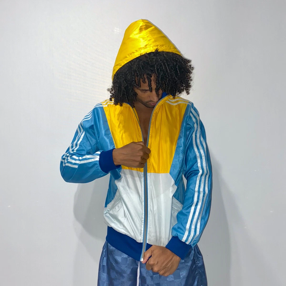 Muy Raro Vintage Adidas Originals Chaqueta Ch ndal Cal Surf