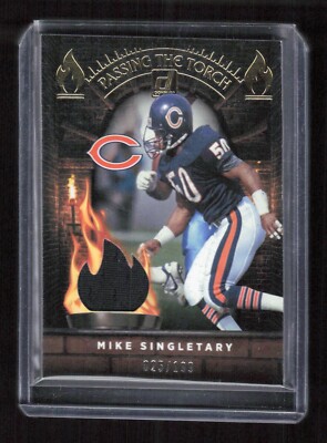 2021 Panini Donruss Mike Singletary Roquan Smith Passing the Torch Jersey #/199