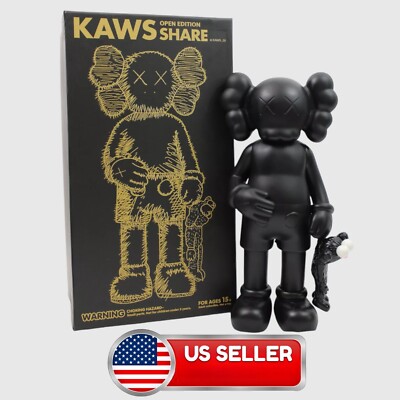 11.8 inch With Cardboard Box Black Kaws 30 cm Vinyl Figurine 11.8 inch With Cardboard Box Black Kaws 30 cm Vinyl Figurine