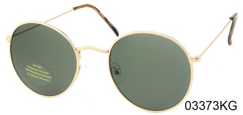 Mens Womens Fashion Sunglasses Thin Metal Frame Round Lens Retro Style - Picture 6 of 10