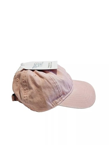 Time and Tru Ladies Cap Rose Blush Washed Twill Cap Pink One Size NEW - Picture 6 of 11