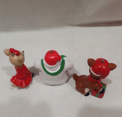Adornos de muñeco de nieve Rudolph el reno nariz roja, Clarice, Bumble el abominable - Imagen 6 de 6