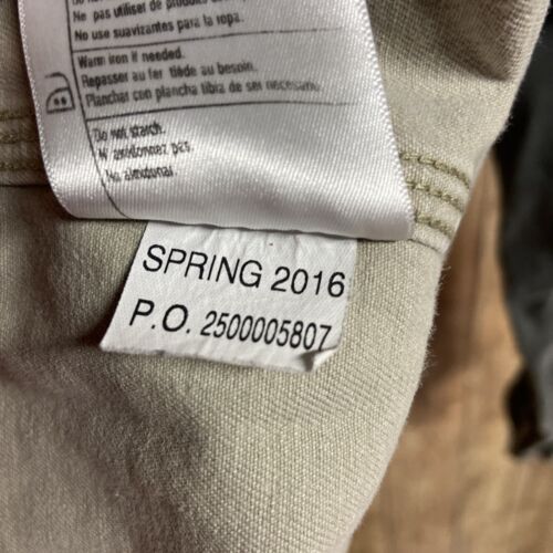 Carhartt S209 KMS entspannte Passform Perle Druckknopf dicker zweifarbiger Köper Herren Large - Bild 10 von 10
