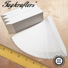 PREMIUM 6" X 5/8" Plastic Pot Stakes Plant Marker Labels Nursery Tags *USA MADE*